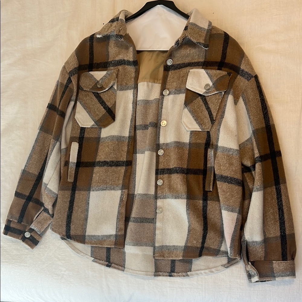 Brown and Cream Jacket (L)